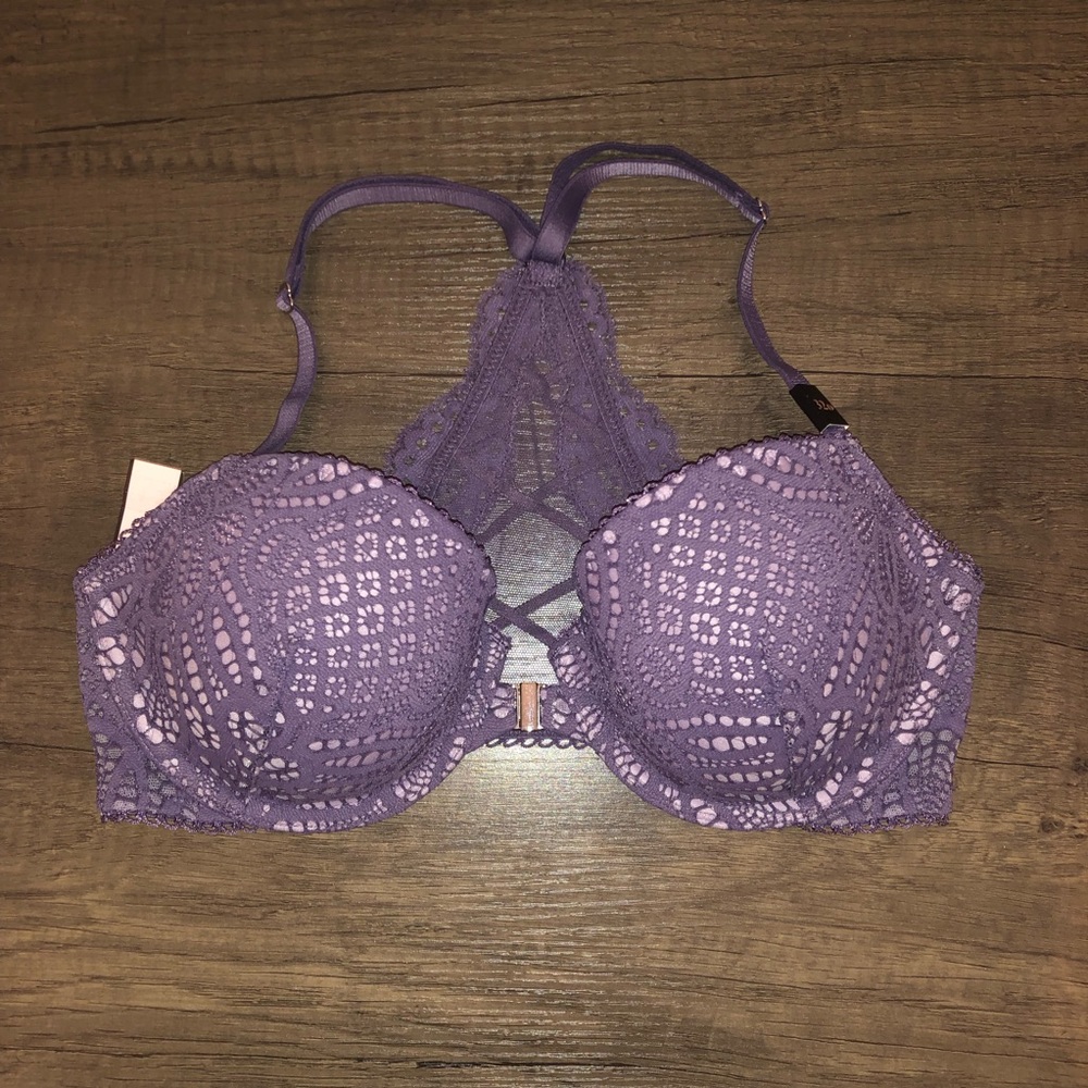 Victoria Secret Purple Demi Bra 32D NWT!